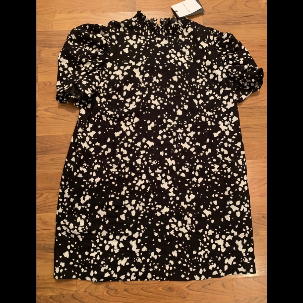 Ballon Sleeve Dress with Pockets